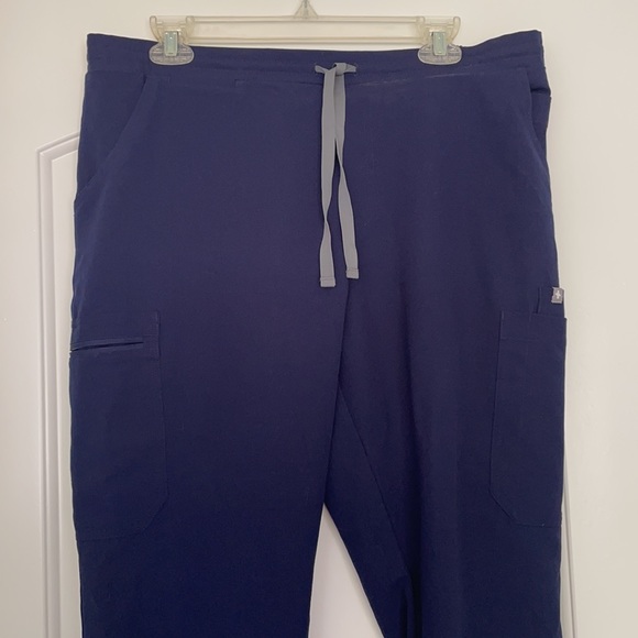 Figs Pisco Navy Blue Scrub Pants Sz L - Picture 5 of 10